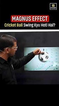 The Secret of Swing Bowling: Magnus Effect Explained #shorts | KR Chawda Sir