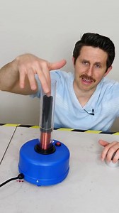 Eddy current ring launcher! #interestingfacts #physics #magnetic #iron #coils #reels