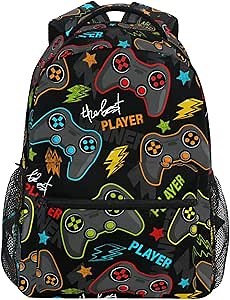 Video Game Backpack Bookbag Gamer Gaming Daypack Travel Hiking Camping School Laptop Bag