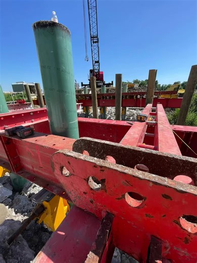 Peri Beam setup from last year #peri #carpenterslocal1485