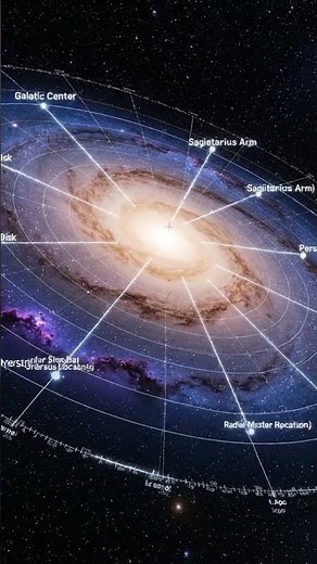 Journey Through the Milky Way: how to read sun-centered galactic view