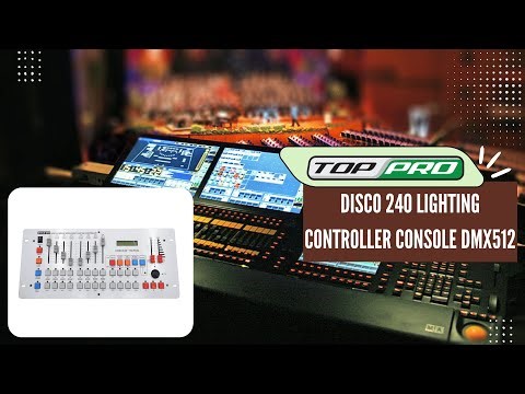 DISCO 240 Lighting Controller Console DMX512 #toppro