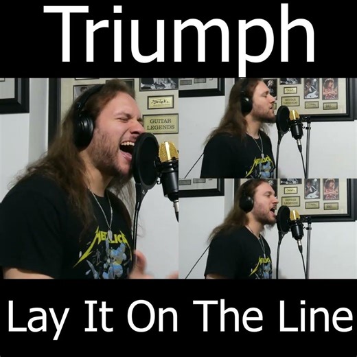 Triumph - Lay It On The Line Vocal Cover