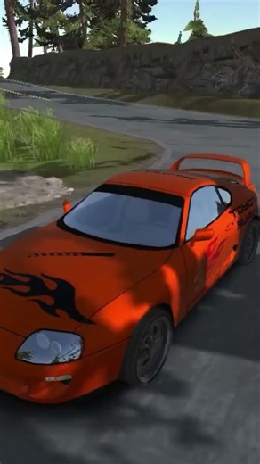 short#@video_car csx car simulator crash for modified toyota supra💀