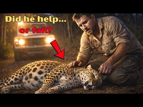 A Pregnant Leopard Came to a Ranger’s Cabin for Help — What He Did That Night Changed Everything