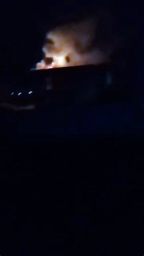 Moment firework explodes as blaze rips through Doncaster flat