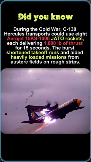 C-130’s Rocket-Powered Takeoff