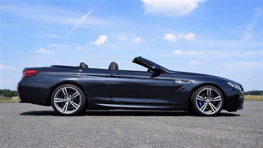 BMW M6 starts up and accelerates with style