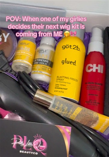 Thank you babe 🤭🩷🎀 #wigkit #jamaica #wiginstall #wigessentials #PLQBeautyCo