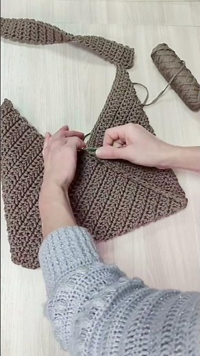 Full Assembly Guide for Handmade Crochet Shoulder Bag | No Sew Hack