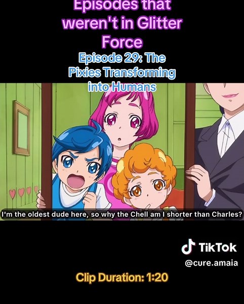 Glitter Force Doki Doki: Sharuru's Human Form in Episode 29?