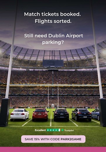 Scrums on the pitch, not at Dublin Airport 🏉 Flying out for the Six Nations? Park your car at Park2Travel for Dublin Airport Parking and enjoy: ✔️ Secure, reliable parking ✔️ Free shuttle transfers every 12 minutes ✔️ Just 6 minutes from the terminal ✔️ A trusted service, rated excellent on Trustpilot Get 15% OFF Dublin Airport parking with code PARK2GAME 👉 Book now and travel match-day ready. https://www.park2travel.ie/ #MatchDayTravel #DublinAirport #Park2Travel #AirportParking #SixNations