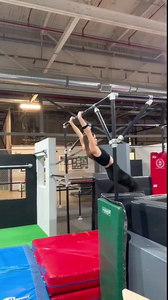 Gymnastics performance: Backflips and moves