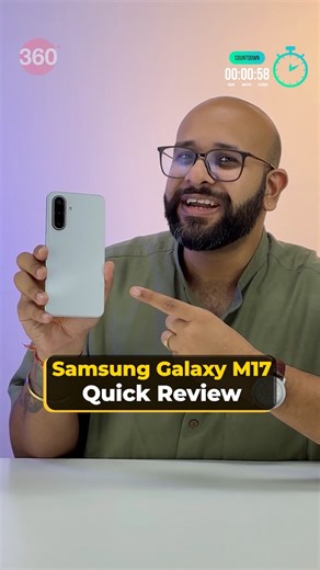 7K views · 59 reactions | Samsung Galaxy M17 Review Under 1 Minute: Should you buy Samsung Galaxy M17? . . #samsung #samsunggalaxy #samsunggalaxym17 #tech #review #technology #gadgets360 #android . . (Samsung, Samsung Galaxy, Samsung galaxy m17 review) | Gadgets 360 | Facebook
