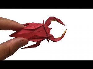 Origami Water Bug - How to Make Paper Bug step by step