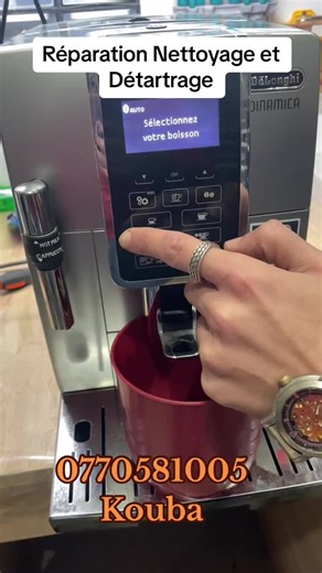 Réparation Nettoyage et Détartrage des Machines à café 0770581005 Kouba #nespressotalents #delonghi #cafe #capsulecafe #reparation