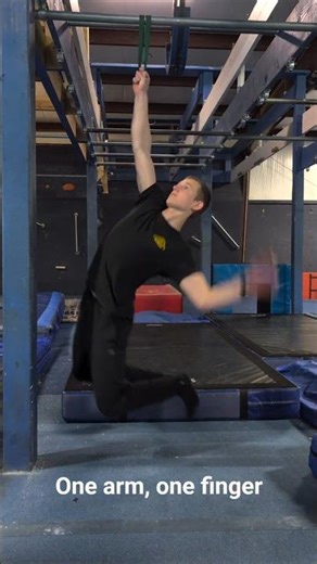 One Arm Pull-up challenge with One Finger