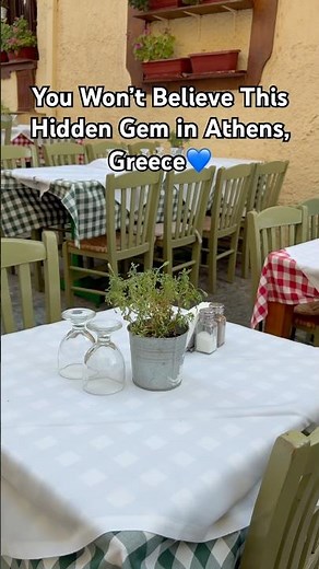 We found this amazing restaurant in Plaka, Athens, Greece!