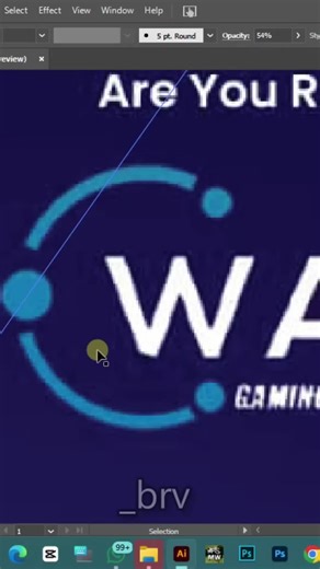 WAG Gadget And Gaming Logo Sampling ✅🎊 #fyp #jdart265 #illustrator