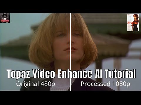 Topaz Video Enhance AI Basic Tutorial