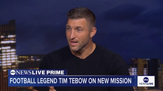 Tim Tebow talks about his new book “Look Again,” which shares powerful stories of society’s most vulnerable — and the deeper meaning behind the phrase “Every person has a royal reality.” | ABC News Live