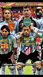 177K views · 1K reactions | Argentina Squad - 2006 FIFA World Cup Quarter-finals. #worldcup #argentina #messi #futbol #football #futebol #squad | Afk Lnd | Facebook