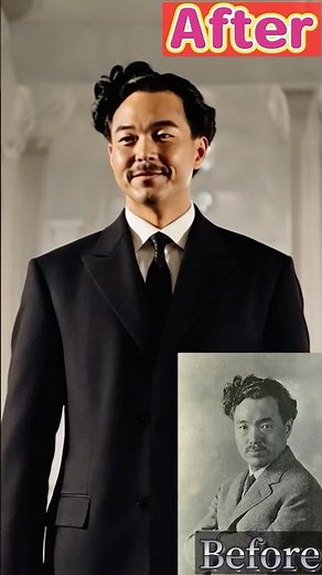 お札の肖像画となった有名人をAI技術でランウェイウォークをしている映像を作成してみた！#福沢諭吉 ＃野口英世＃感動＃お札の人