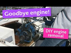 DIY Sailboat Engine Removal - Making Space for an Electric Motor!