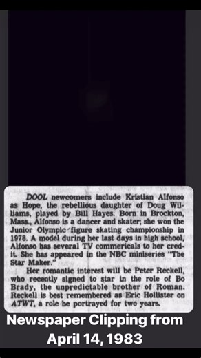 18K views · 478 reactions | April 14, 1983 @kristianalfonso took over...