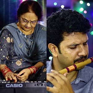 66K views · 2.6K reactions | Aa Laut Ke Aaja mere Meet- Jugalbandi- Flute and Keyboard | The Golden Notes | Facebook