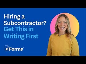 Hiring a Subcontractor? Get This in Writing First