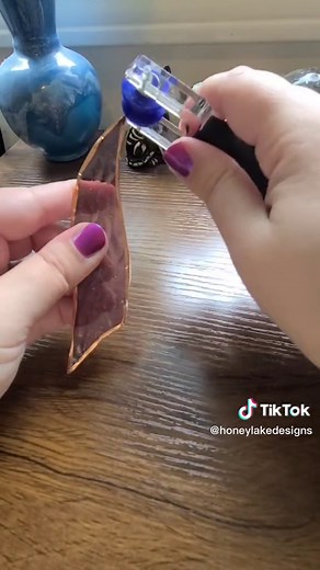 unicorn magic #stainedglassdiy #stainedglassartist #foiling #copperfoiling #foilingtechnique #creatingart #copperfoil #artmaking