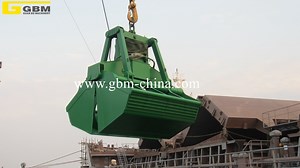 [Hot Item] 28t Electrical Hydraulic Clam Shell Grab Used in Port