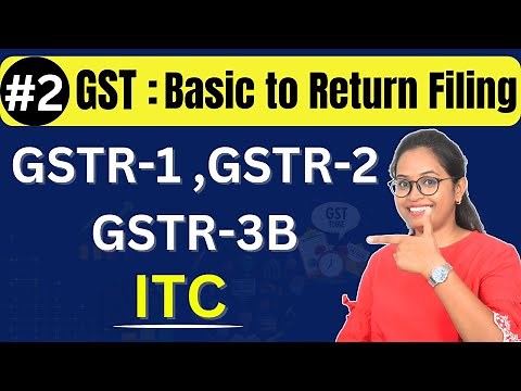 #2 What is GSTR-1, GSTR-2, GSTR-3B,ITC In detail || Free GST Course 2025 with Tally Prime