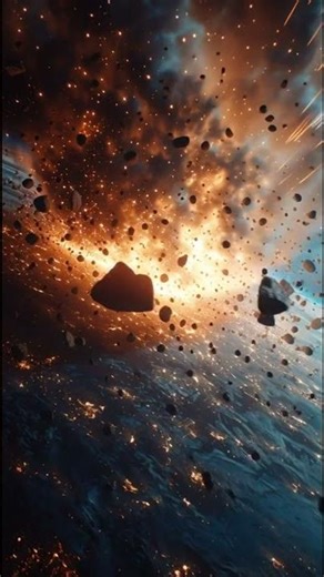 NASA SIMULATION 😮‍💨 | Earth Impact 4K #shorts #nasa #earth