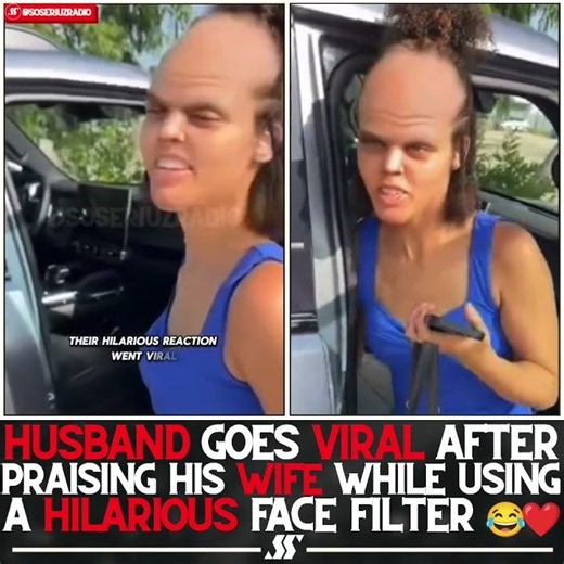 Watch His Wife's FACE When The Filter Hits! 😭