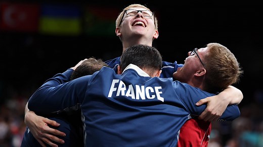 Allez bleu! France wins bronze in men's team table tennis