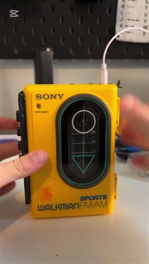 1986 Sony Walkman sports #retro #cassette