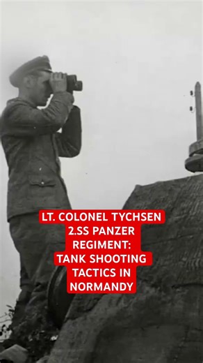 Panzer Marksmanship, Normandy 1944 and the Wehrmacht in WW2 #tank #ww2 #shorts