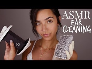 ASMR 3DIO Ear Cleaning (Ear brushing, Ear cupping, Ear massage, Ear touching, Cotton sounds...)