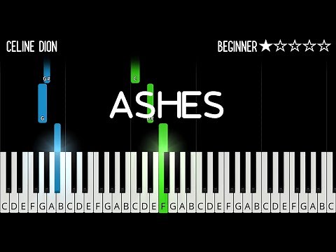 Céline Dion - Ashes (from Deadpool 2) - EASY Piano Tutorial