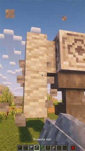 Statue with Dried Ghast in Minecraft