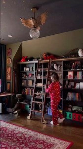 I put a rolling LADDER in my Magical LIbrary 🥹🪄🪜📚