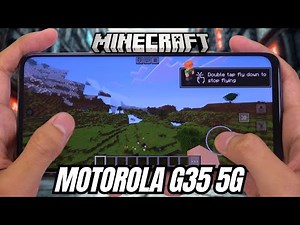 Motorola Moto G35 test game MineCraft | Unisoc T760