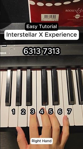Interstellar Experience by Tony Ann Piano Tutorial #pianotutorial #piano #interstellar #experience