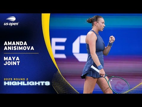 Amanda Anisimova vs. Maya Joint Highlights | 2025 US Open Round 2