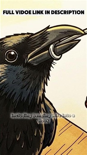 This Crow Built a Tool With ZERO Training 🛠️