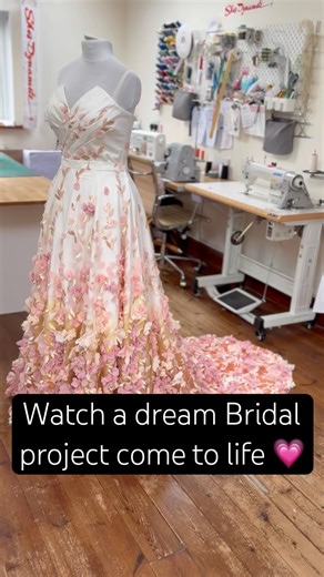 Watch as a dream Bridal project comes to life 💗