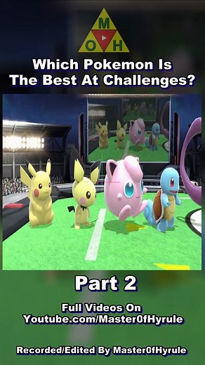 Which Pokemon Is The Best At Smash Challenges? (Part 2) #SmashBros #SuperSmashBros #SmashBrosUltimate #VideoGames #Gaming #Nintendo #NintendoSwitch #Pokemon #SmashChallenge #Pikachu #Challenge @Master0fHyrule
