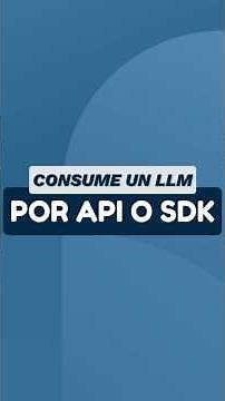 CONSUME UN LLM POR API O SDK | IA & AUTOMATIZACIÓN